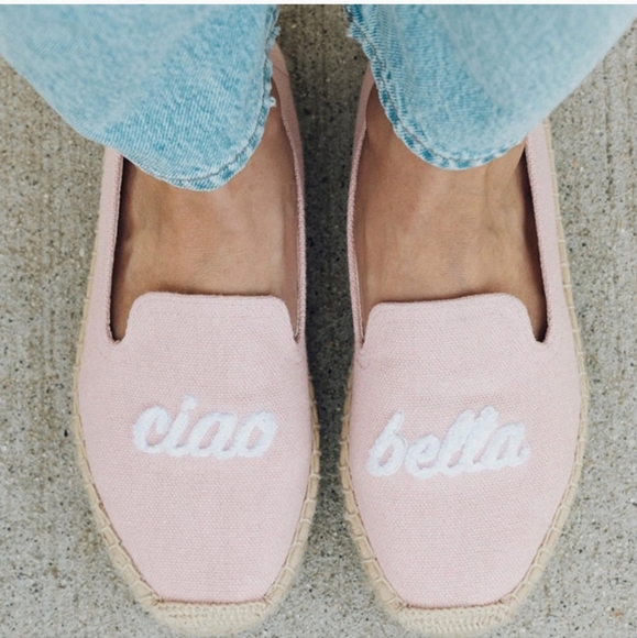 Soludos Shoes - Soludos Ciao Bella Platform Espadrille Smoking Slipper Size 8